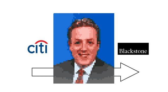 Tyler Dickson moving from Citi to Blackstone, BX +2.46%
